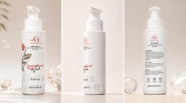 Glowmora Glutathione Face Wash for Radiant & Healthy Skin