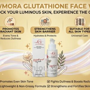 Glowmora Glutathione Face Wash for Radiant & Healthy Skin