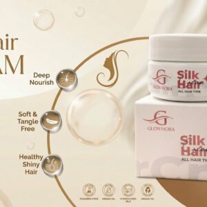 Glowmora Silk Hair Cream for Soft, Smooth & Shiny Hair – 50gm